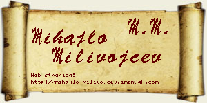 Mihajlo Milivojčev vizit kartica